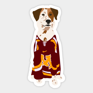 Hockey Dog Sticker